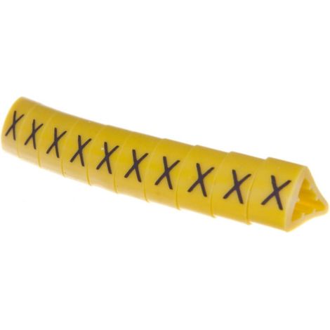 Marcador de cables OZ-2/X amarillo E04ZP-01020403600 /100 unidades/