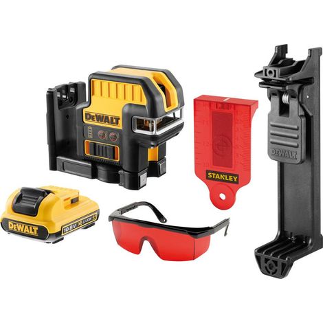 DEWALT Kreuzlinienlaser, DCE0822D1R, rot, 1x 2,0 Ah und Ladegerät im Koffer (1/5)