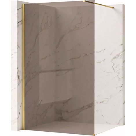DUSCHWAND REA FLEXI 110 BRUSH GOLD (1/5)