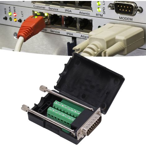 Connecteur DB15 sans soudure, carte d'interface 15 broches, adaptateur D-SUB mâle avec boîtier (1/5)