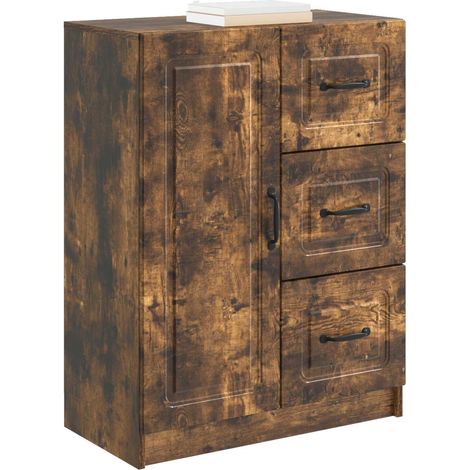 Maison Exclusive - Credenza Rovere Fumo 66 x 34,5 x 87 cm Legno ingegnerizzato