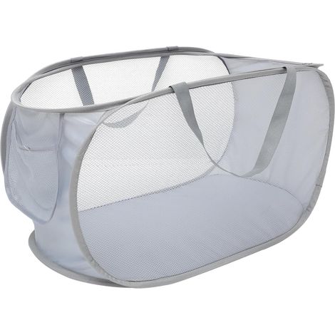 à linge pliable avec poignée Grand sac à linge portable en (1/5)