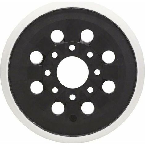 XVX – Lot de 2 patins de ponceuse 125 mm – 8 trous pour extraction poussière – Compatibles Bosch GEX 125-1 AE, PEX 220 A, PEX 220 AE (1/3)