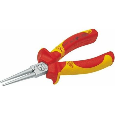 Nws série 49 VDE pince à bec rond rouge et jaune (1/2)