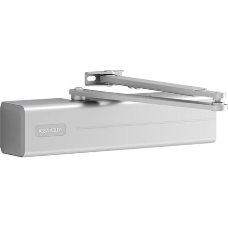 Vachette – Ferme-porte bras compas DC140 – Force de fermeture NF EN 1154 – Compatible portes jusqu'à 1250 mm et 100 kg – Installation universelle