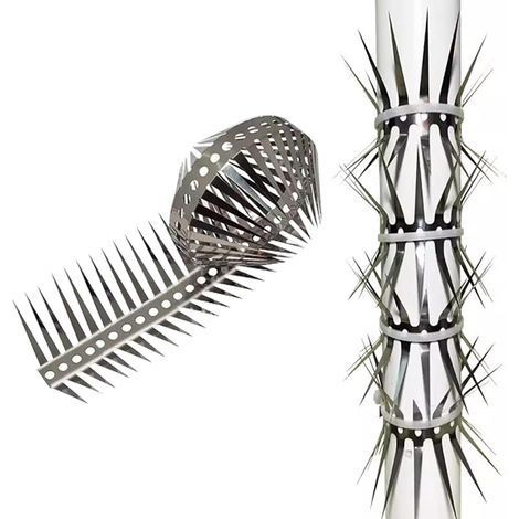 Anti Chat avec Pointes, Pique Anti Pigeon, Pic Anti Chat Repousse, Protection Contre Les Martres, pour Maison Clôture de Jardin Intérieur Extérieur (1/5)