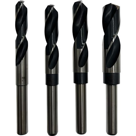 Jeu de forets à métaux 4 pièces (14 mm, 16 mm, 18 mm, 20 mm)- Meche metal de haute qualité, acier rapide - précis & centré, Foret hélicoïdaux - Jeu de mèches résistant à la rupture