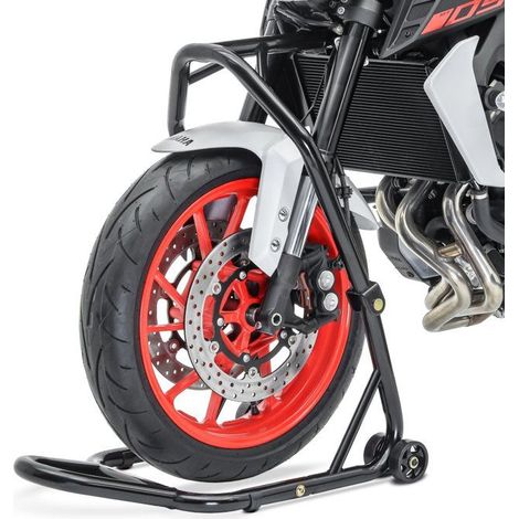 Cavalletto sotto testa di forcella Constands Classic 27mm sollevatore moto ruota anteriore nero