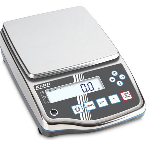 Kern Präzisionswaage PWS 3000-1, Wägebereich 3200 g, Ablesbarkeit 0,1 g (1/4)