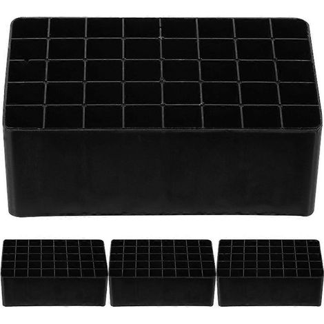 Lot de 4 porte-stylos, supports de tri pour stylos et marqueurs, rangement pour marqueurs scolaires-14X8.5X3.5CM-Black