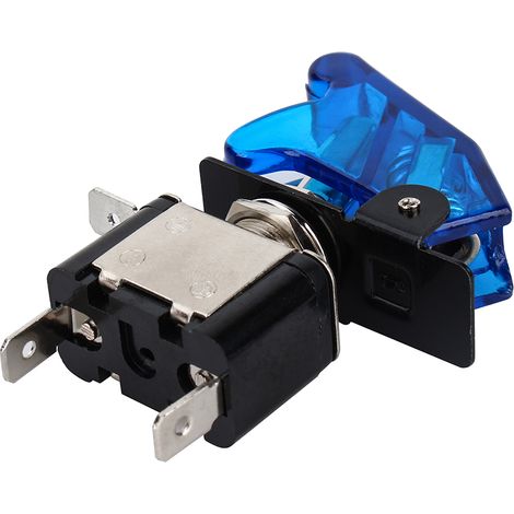 16 mm 1NO 1NC 12 V LED-Metall-Drucktaster mit Verriegelung, Hebelschalter für Frontplatten, inklusive Kontrollleuchte (1/4)