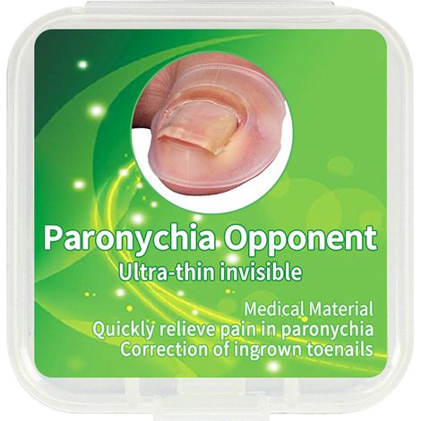 2 Pièces Protège-Ongles en Silicone pour Ongles Incarnés, Manchons Correcteurs Anti-Douleur pour Orteil (1/5)