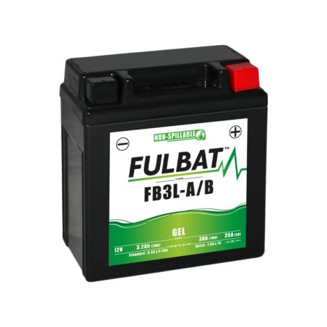Batterie moto GEL FB3L-A/B GEL / YB3L-A/B FULBAT SLA Etanche 3,2AH 35 AMPS (1/3)