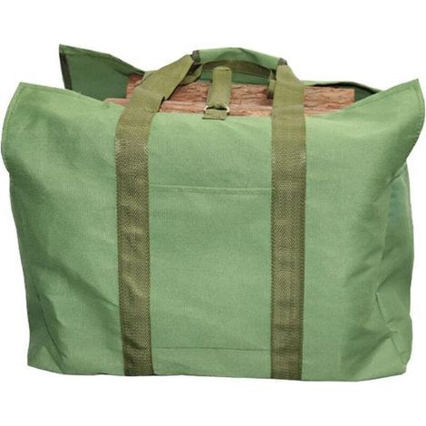 Brennholz-Tragetasche, Winter-Brennholz-Aufbewahrungstasche, Camping-Brennholzzubehör, Brennholz-Tragetasche, Aufbewahrungstasche für Brennholz, Militärgrün, Unisex (1/5)