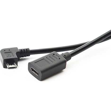 1.5 meter Micro 5P male to Type-C female adapter cable for charging and data transfer of Android phones. (1/5)
