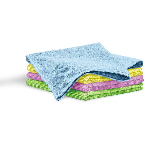 Blaumann AT-3883 Set 4 Paños de Cocina Microfibra, Juego de Bayetas Suaves para Secar, Absorbentes, Grandes XXL  Multicolor