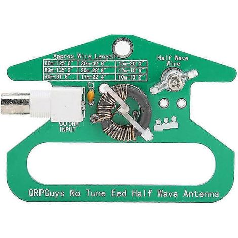 Antenne demi-onde portable à alimentation d'extrémité sans accord, module d'antenne demi-onde sans accord, impédance de 50 ohms, composant kns (1/5)