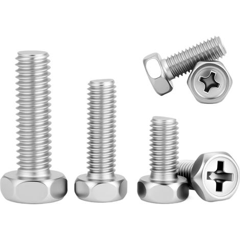 Vis à tête hexagonale cruciforme encastrée M3M4M5M6M8, acier (1/5)