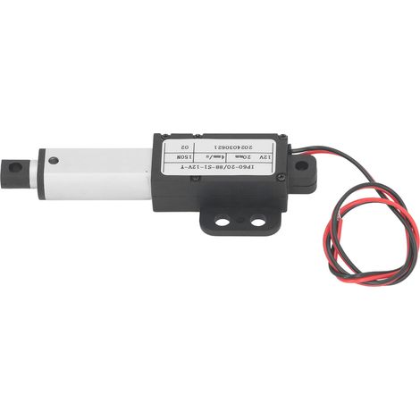 Actionneur linéaire électrique, course de 20mm, moteur 150N IPX4 pour établi de levage domotique