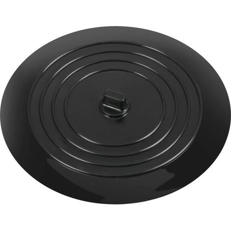 Silicone Évier Passoire Filtre à Evier de Cuisine pour Cuisines Salles de Bains Blanchisseries 6 Pouces - Noir (1/4)