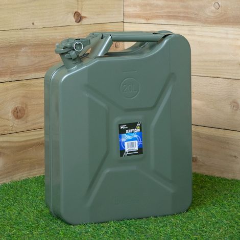 20 Litre Metal Jerry Can for Fuel with Leak Proof Bayonet Closure (1/5)