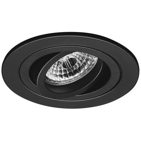 Faretto da incasso 50W IP20 nero JISO 703D-01