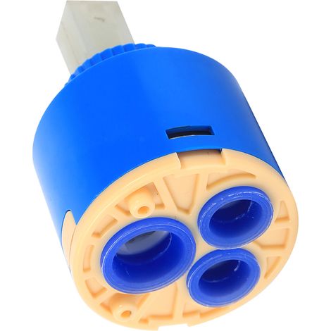 40-mm-Keramikkartusche für Mischbatterie, internes Steuerventil, Gehäuse aus blauem PP-Kunststoff, universelles Ersatzteil (1/5)
