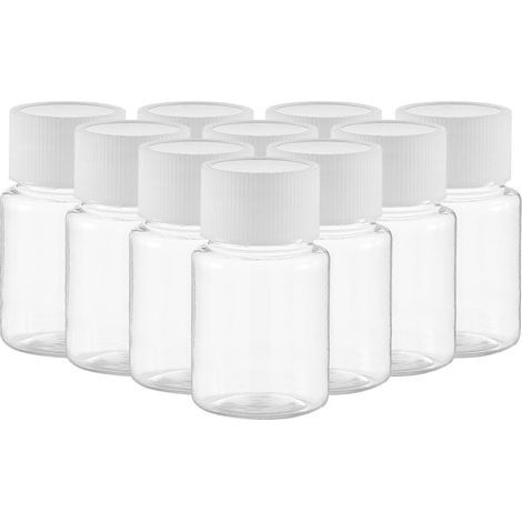 Lot de 10 distributeurs de savon portables de 30 ml, flacons PET, récipients à lotion de comptoir-6.00X3.30X3.00CM (1/4)