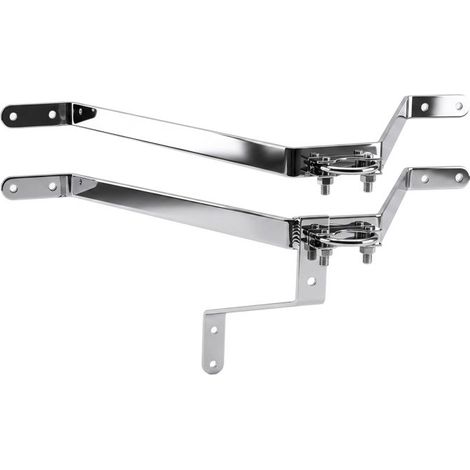Support de mât d'antenne - EXTRALINK - K250 - 250 mm - Étriers M8 - Acier galvanisé (1/5)