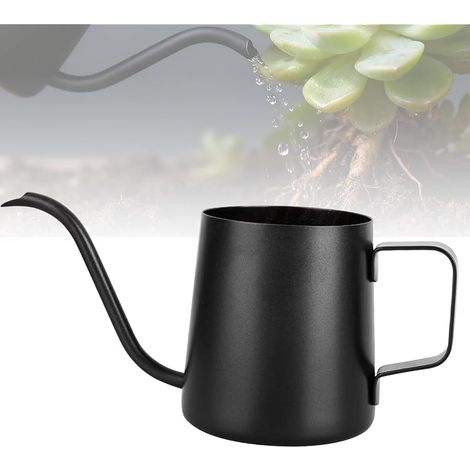 Arrosoir pour plantes d'intérieur - 350 ml - Mini arrosoir en acier inoxydable - Long bec - Arrosoir pour plantes d'intérieur - Arrosoir de jardin pour plantes d'intérieur et plantes (1/5)