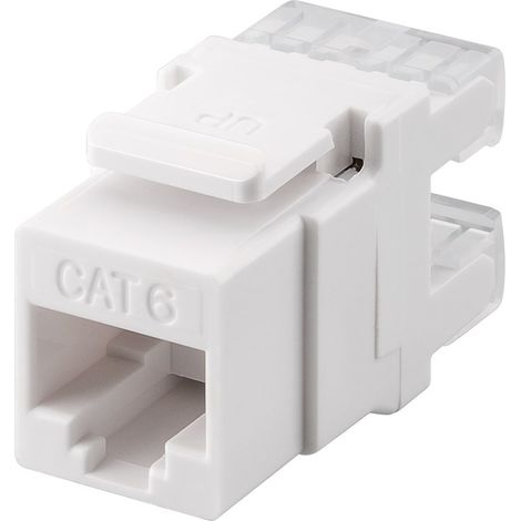 95740 Goobay embase RJ45 Keystone catégorie 5e UTP - Bloc de jonction pour montage LSA encastrable Keystone CAT 6 UTP (1/2)