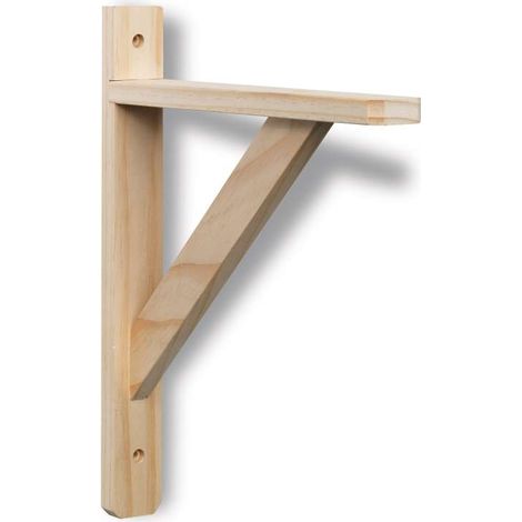 Reggimensola squadra Bolis legno naturale 17 cm