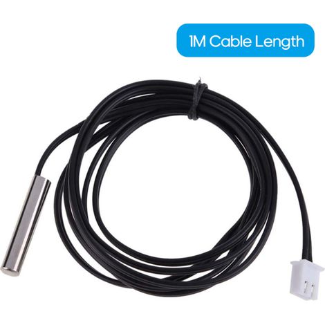 Sonde de température 1 m, haute précision, étanche, thermistance NTC 10K/B3435, câble à sonde de température