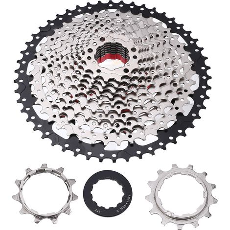 Cassette Vélo Route 9-12 Vitesses 11-50T, Pignon 32-46T, Accessoires de Remplacement pour Bicyclette (1/5)