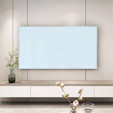 Funda protectora para TV, protector de pantalla para TV, cubierta antipolvo para TV de escritorio, película protectora antipolvo para TV colgante (azul, 55-65 pulgadas) (1/3)