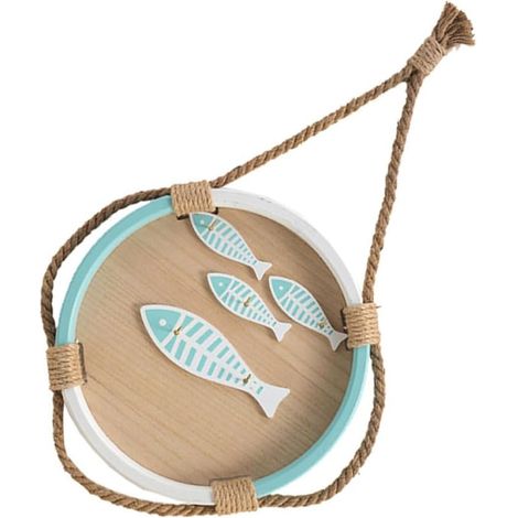 Organisateur de Clés Mural Rond en Plastique Vert Présentoir à Bijoux pour Rangement Élégant la Maison, Support Mural Fonctionnel pour Petits Objets (1/5)