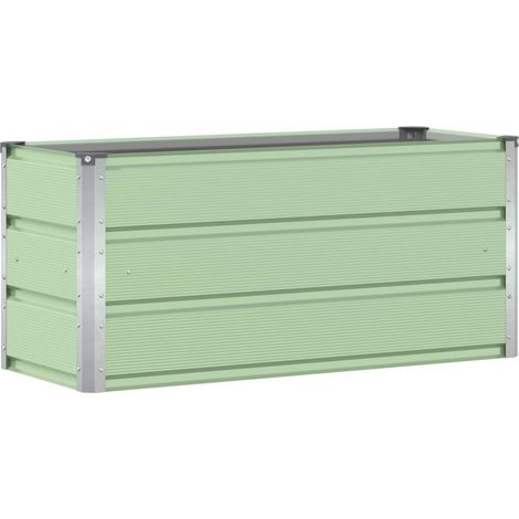 Maison Exclusive - Fioriera Verde 100 x 40 x 45 cm Acciaio