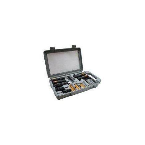 Set di cacciaviti InLine 45 pezzi grigio alta qualità