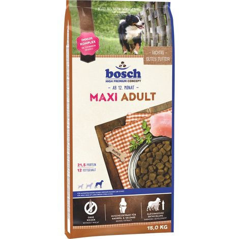 Bosch Adult Maxi 15 kg Hundefutter Trockenfutter Futter Hund Tierfutter (1/2)