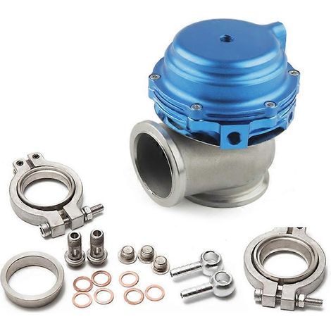 Soupape de décharge de pression d'échappement turbocompressée universelle de 38 mm pour modification automobile, wastegate externe en V (1/5)