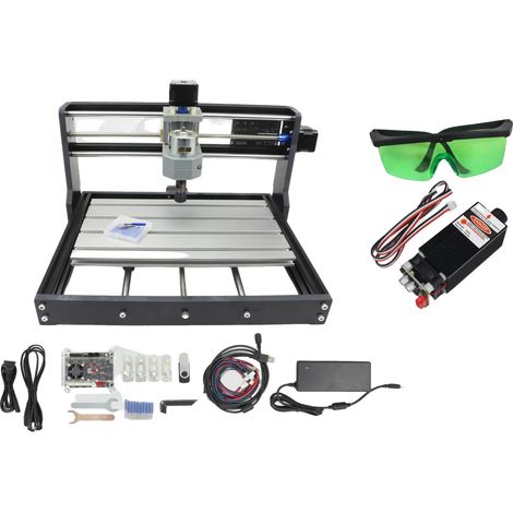 CNC-Graviermaschine, benutzerfreundliches Set, vielseitige Materialkompatibilität, FÜGE 2.5w Laser hinzu (1/2)