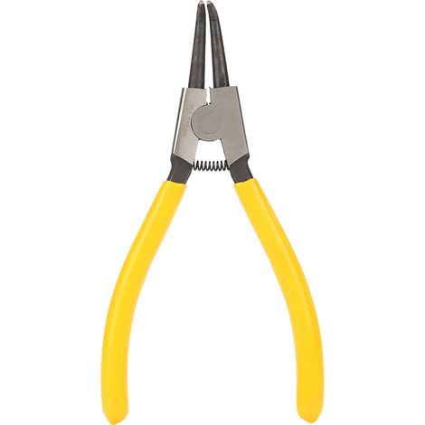 7in Handle Stainless Steel Curved Circlip Snap Ring Pliers Retaining Mechanical Tool TU-175SB