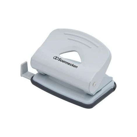 Locher 8cm 15 Bl. (80 g/m²) mit Anschlagschiene lichtgrau (1/4)