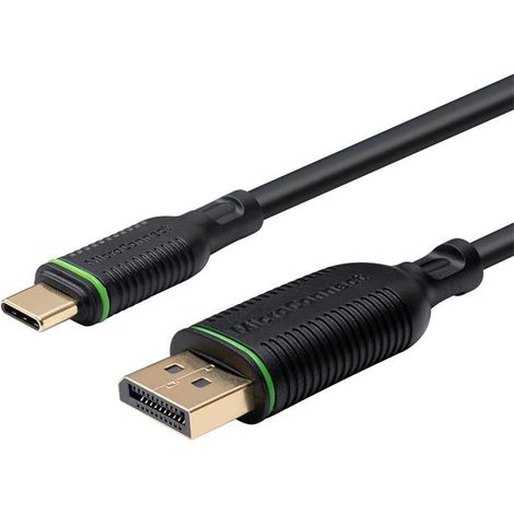 MicroConnect USB-C-auf-DisplayPort-Kabel 2 m, Modell 14009, MC-USBCDP2
