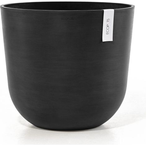 Vaso Rotondo Oslo 45 Grigio Scuro - Ø 45 x H. 39,2 cm - 46,6 L ECOPOTS (1/3)
