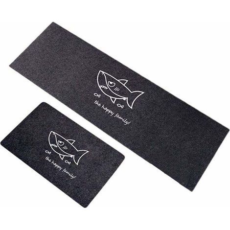 pair Tapis Cuisine Antidérapant 2 Pièces, Absorbant Eau Tapis pour entrée de Salle de Bain, Paillasson Tapis de Sol Cuisine Devant Evier 2 L (1/3)