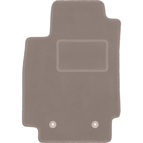 Tapis conducteur en velours pour : Renault Captur SUV (2013-2019) beige