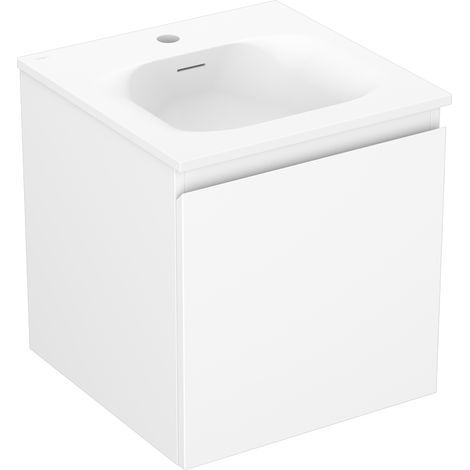 Mexen Orio mobile da bagno 45 cm con lavabo Vela, 1 cassetto, bianco opaco - 91A10-04547-1-BF01-W23M01 (1/5)