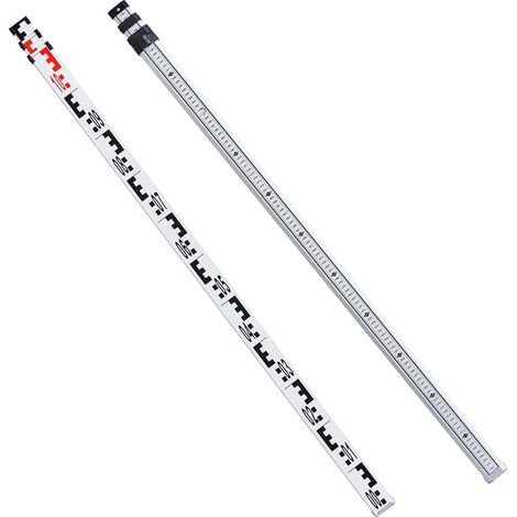 Tige Télescopique en Aluminium de 3M, Règle Double Face en CM/MM, Niveau à Bulles, Sac de Transport pour Mesurer Maisons et Murs (1/5)