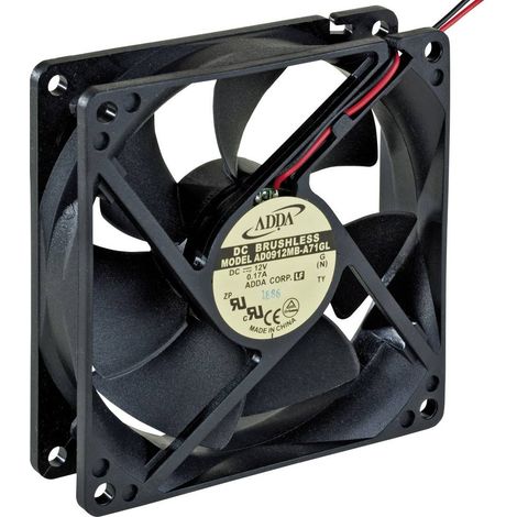 ADDA AD0912MB-A71GL Ventola assiale 12 V/DC 83.9 m³/h (L x L x A) 92 x 92 x 25 mm (1/2)